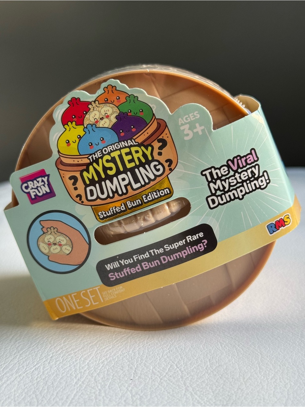 Crazy Fun Mystery Dumpling Squishy Stuffed Bun Edition Authentic RMS Original